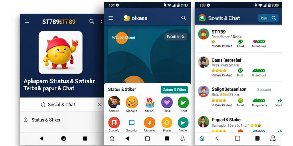 Tampilan antarmuka ST789 yang menarik dan fungsional.