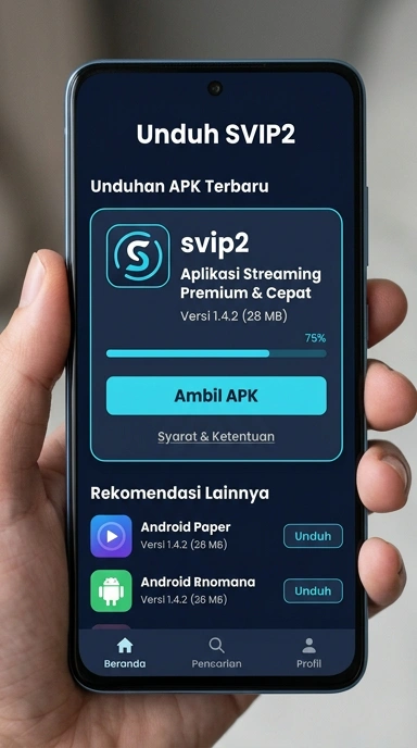 Tampilan halaman APK svip2